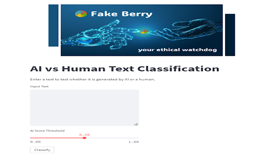 AI vs Human Text Classification screenshot 1