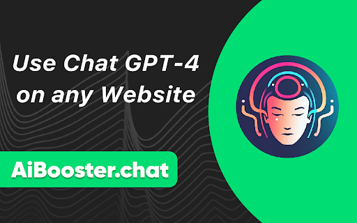 AiBooster - Chat GPT-4 on any Website screenshot 1