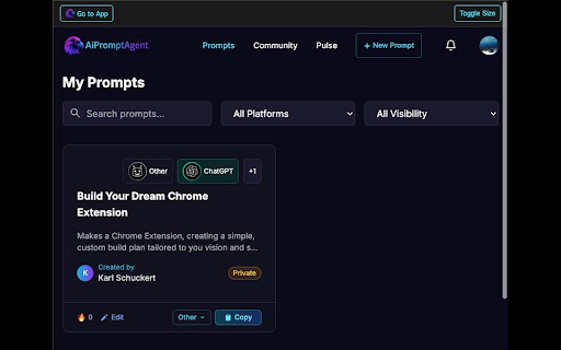AiPromptAgent screenshot 1