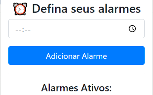 Alarme do Chrome screenshot 1