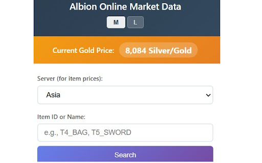 Albion Online Market Data screenshot 1