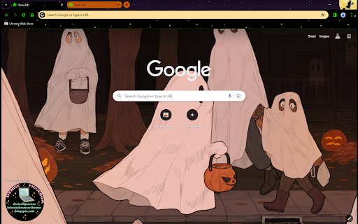 Ale's Halloween Browser Theme screenshot 1