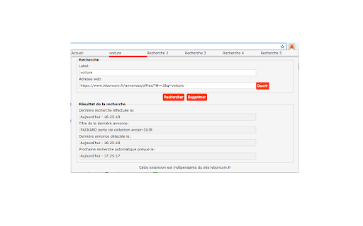 Alertes leboncoin v3.4 screenshot 1