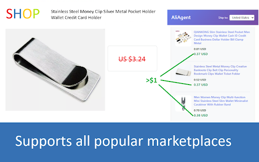 AliAgent - Best Price AI Agent for Amazon, Aliexpress and more screenshot 1