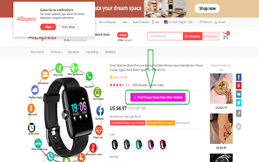 AliCheap - AliExpress Cheap Finder screenshot 1