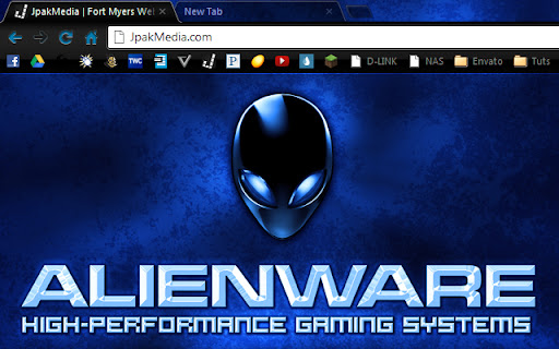 AlienWare: Blue By JpakMedia screenshot 1