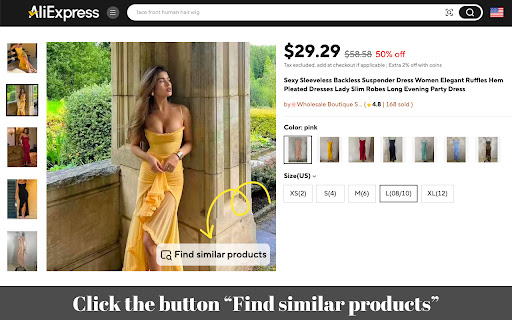 AliExpress: Search similar products screenshot 1