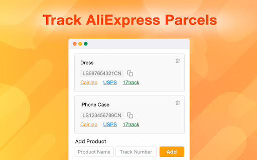 AliExpress Shortcuts, Search & Parcel Tracker screenshot 1