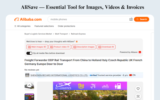 AliSave - Download AliExpress Images & Videos screenshot 1