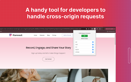 Allow CORS screenshot 1