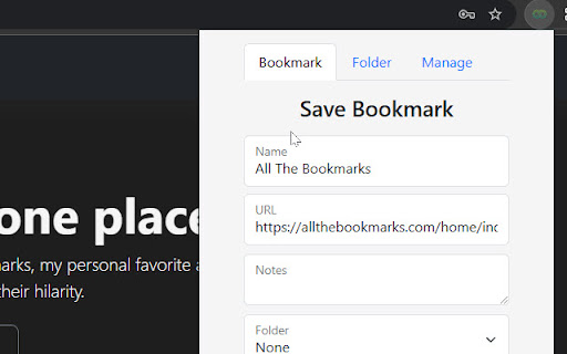 AllTheBookmarks screenshot 1