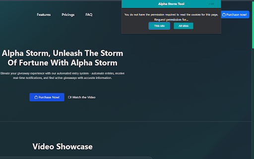 Alpha Storm Tool screenshot 1