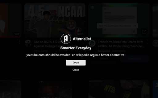 Alternalist screenshot 1