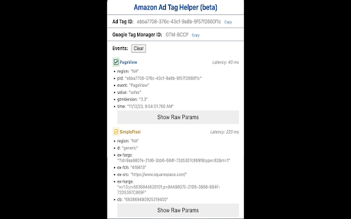 Amazon Ad Tag Helper screenshot 1