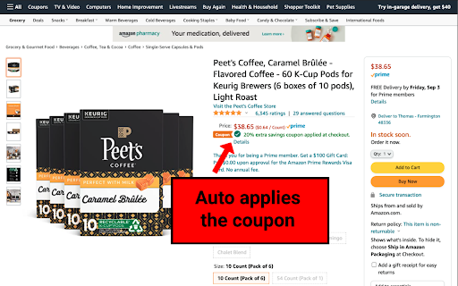 Amazon Coupon Clicker screenshot 1