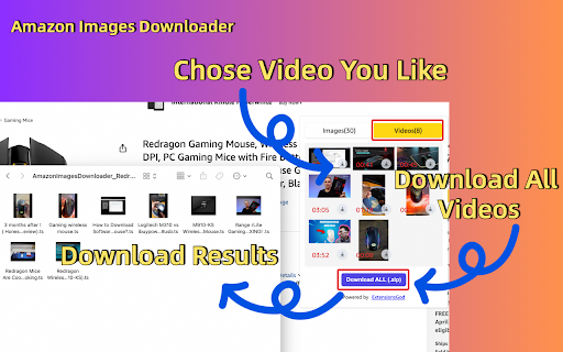 Amazon Images & Videos Downloader screenshot 1