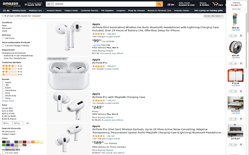 Amazon Navigator screenshot 1