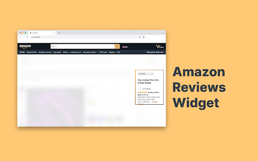 Amazon Reviews Widget screenshot 1