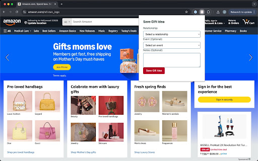 Amiabl Gift Saver screenshot 1