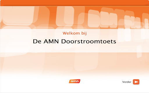 AMN Doorstroomtoets screenshot 1