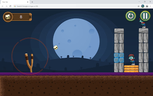 Angry Flying Zombie Game screenshot 1