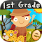 Animal Math First Grade Math Games Free logo