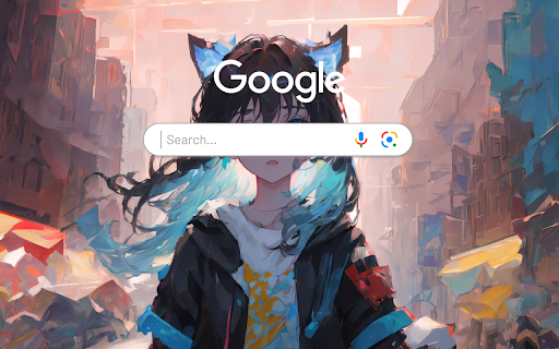 Anime Cat Girl Art - Anime Theme screenshot 1