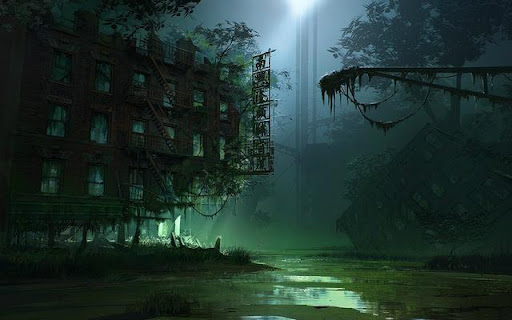 Anime  Desktop Wallpaper Swamp screenshot 1