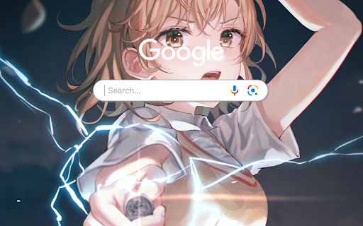 Anime Girl Mikoto Misaka - Anime Theme screenshot 1