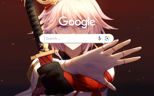 Anime Girl Pink Hair Yae Sakura Honkai Impact 3rd - Anime Theme screenshot 1