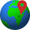 Annotated Geoguessr logo