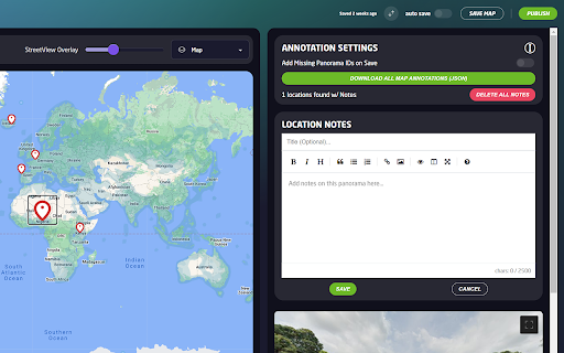 Annotated Geoguessr screenshot 1