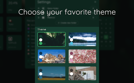 Anori: productivity new tab screenshot 1