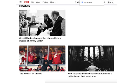 Anti-TAD Filter (Trump Anxiety Disorder) screenshot 1