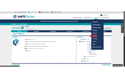 AoPS Pro screenshot 1