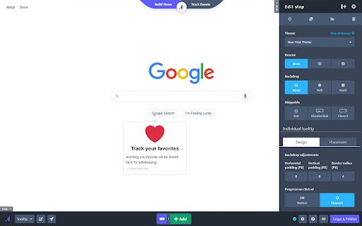 Appcues Builder screenshot 1