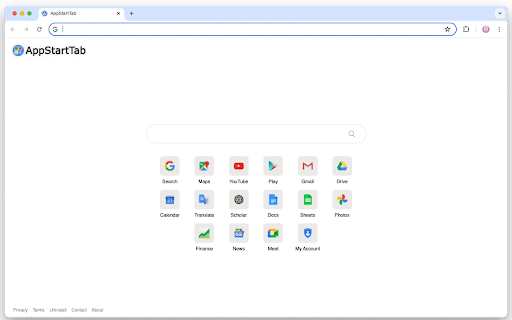 AppStartTab screenshot 1
