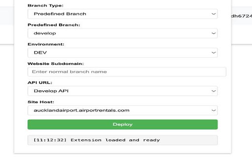 APR Quick Deploy screenshot 1