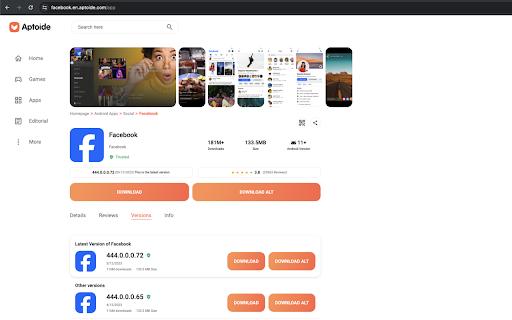 Aptoide APK Downloader Extension screenshot 1
