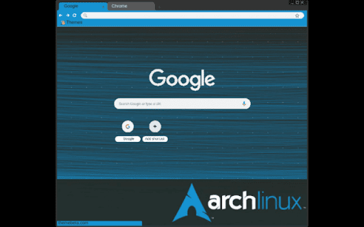 Arch Linux (blue) screenshot 1