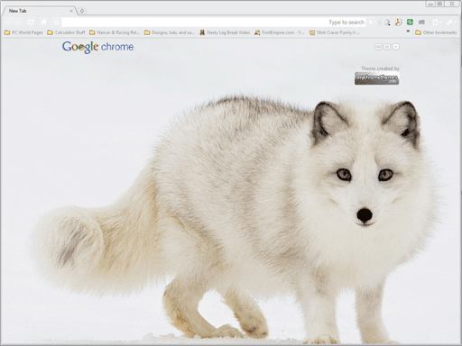Arctic Fox Theme screenshot 1