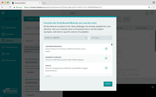 Arduino Create for Education screenshot 1