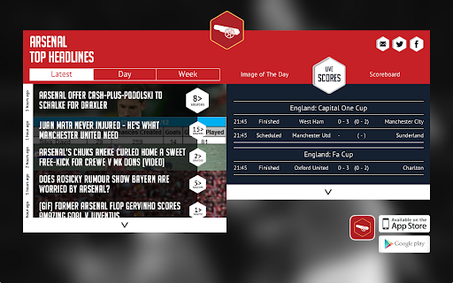 Arsenal News - Sportfusion screenshot 1