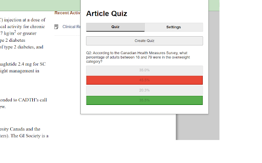 Article Quiz Generator screenshot 1
