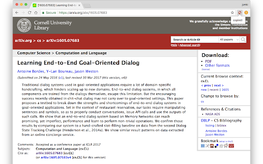 arXiv clip screenshot 1