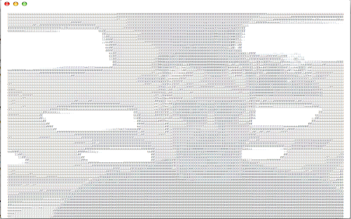 Ascii Camera Capture Example screenshot 1