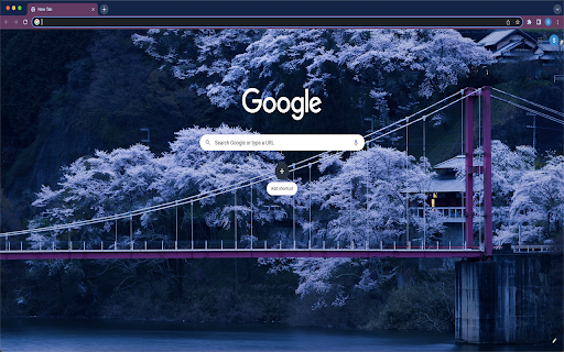 Asian Snowbridge Theme screenshot 1