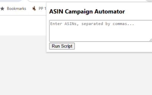 ASIN Campaign Automator screenshot 1