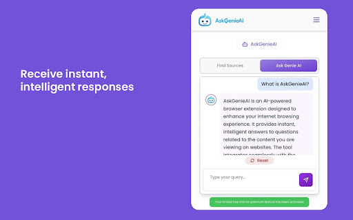 AskGenieAI screenshot 1