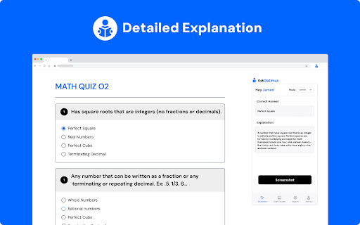 AskOptimus - AI Homework Helper screenshot 1